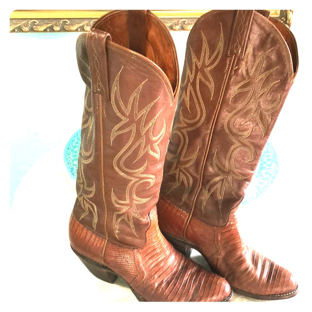 J Chisholm cowboy boots brown sz 5 $20